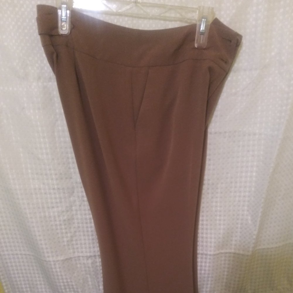 Pantology, Women's Wide Leg Pants, Tan, size 10